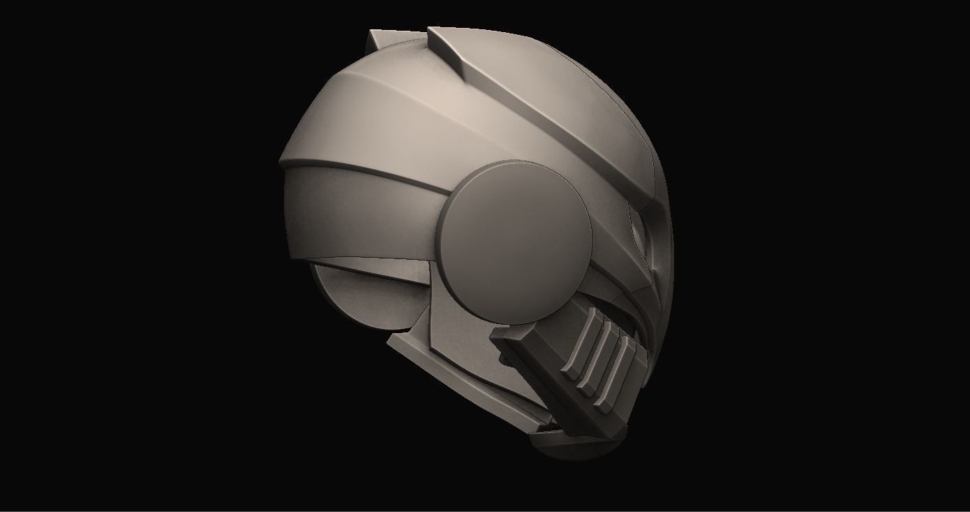 Celestial Nighthawk exotic helmet 3D print model_5