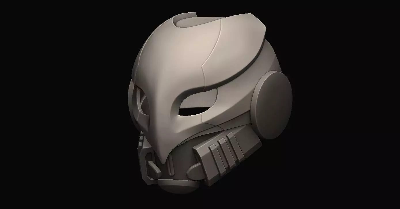 Celestial Nighthawk exotic helmet 3D print model_0