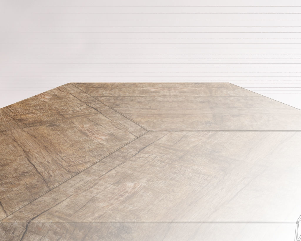 SIDE TABLE---Parallelogram built-in 3D model_14