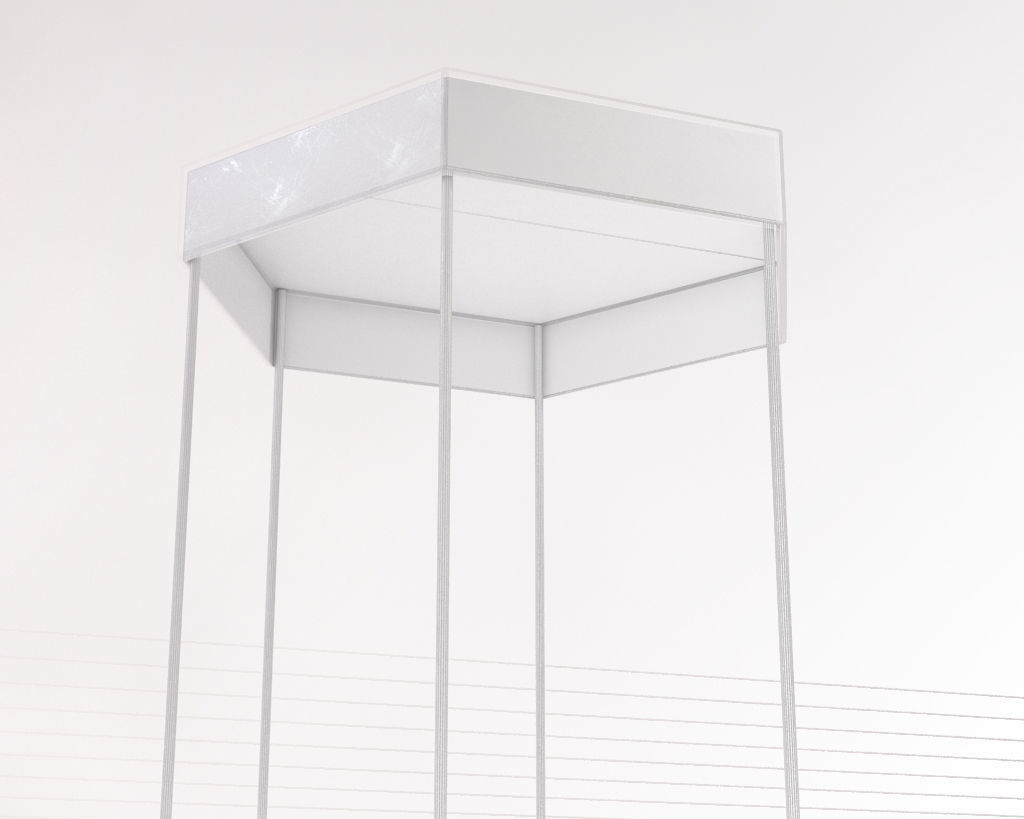 SIDE TABLE---Iron tray hexagonal and rods 3D model_17