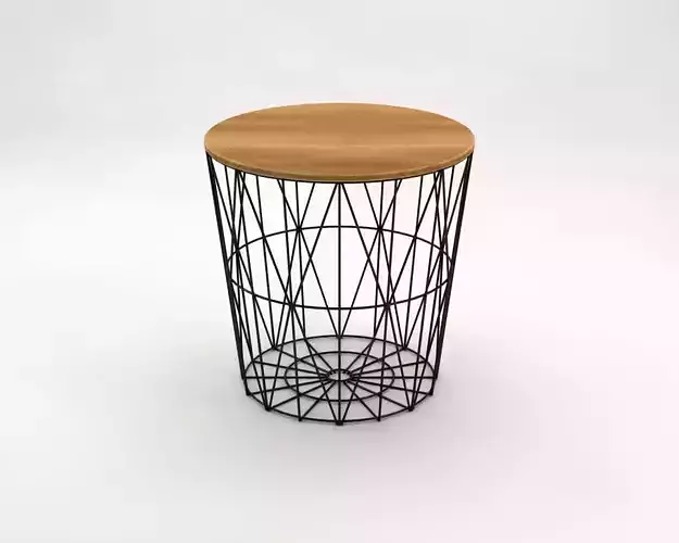 SIDE TABLE---Basket 3D model