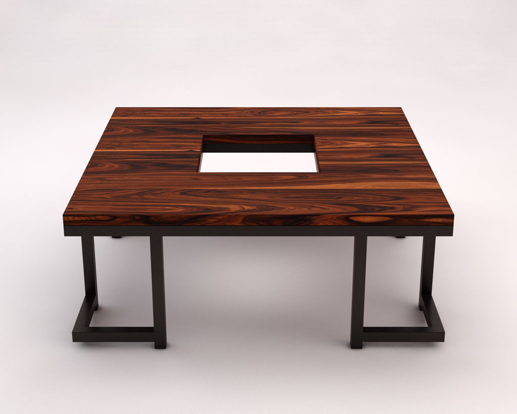 LOUNGE TABLE---Square support with hole 3D model_10