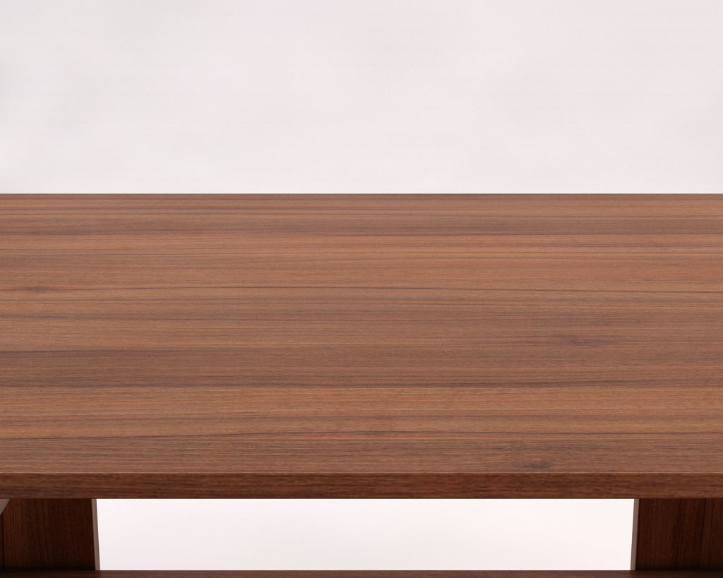 LOUNGE TABLE---Double support in wood and chrome 3D model_15