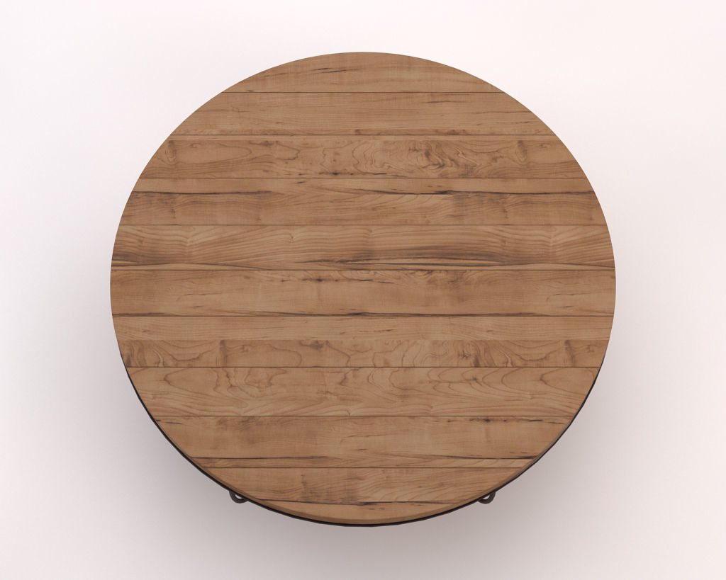 LOUNGE TABLE---Double round support and rod legs 3D model_19