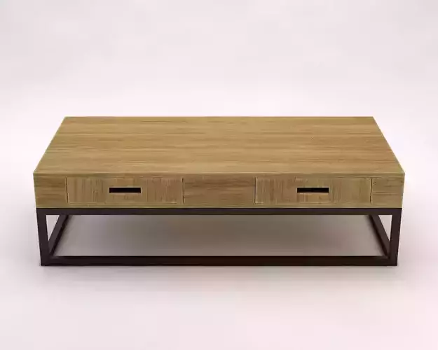 LOUNGE TABLE---Rectangular and 4 drawers 3D model