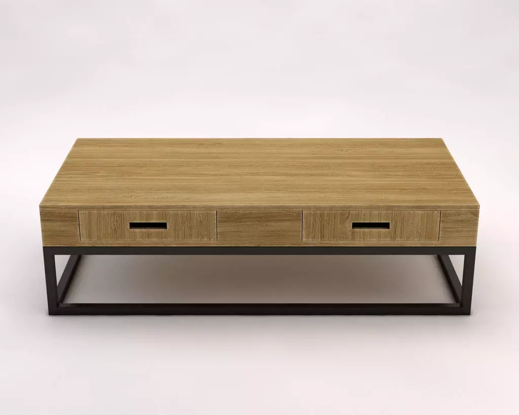 LOUNGE TABLE---Rectangular and 4 drawers 3D model_0