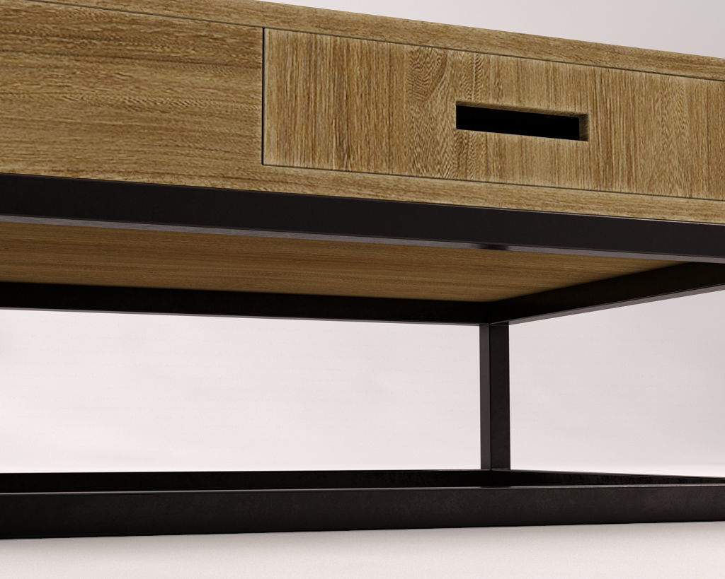 LOUNGE TABLE---Rectangular and 4 drawers 3D model_20