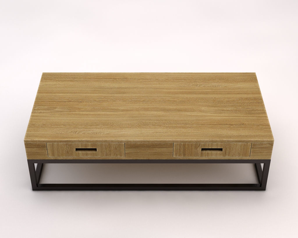 LOUNGE TABLE---Rectangular and 4 drawers 3D model_12