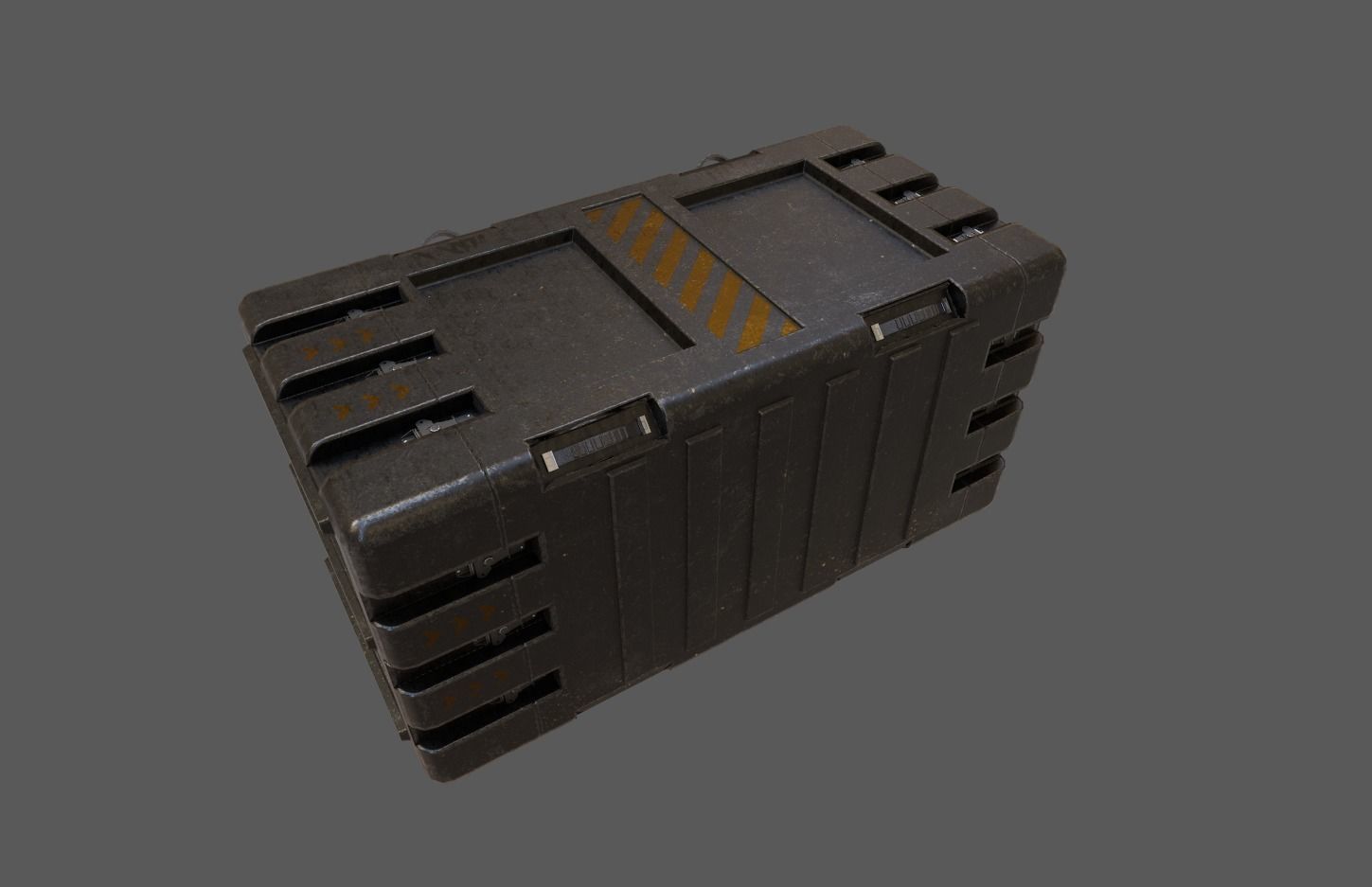 Sci-Fi Crete Low-poly 3D model_1