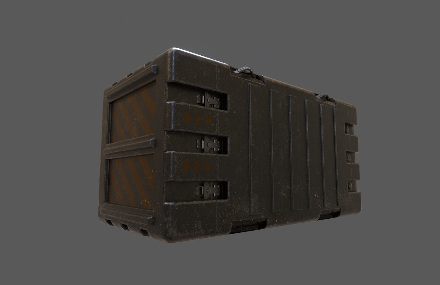 Sci-Fi Crete Low-poly 3D model_2