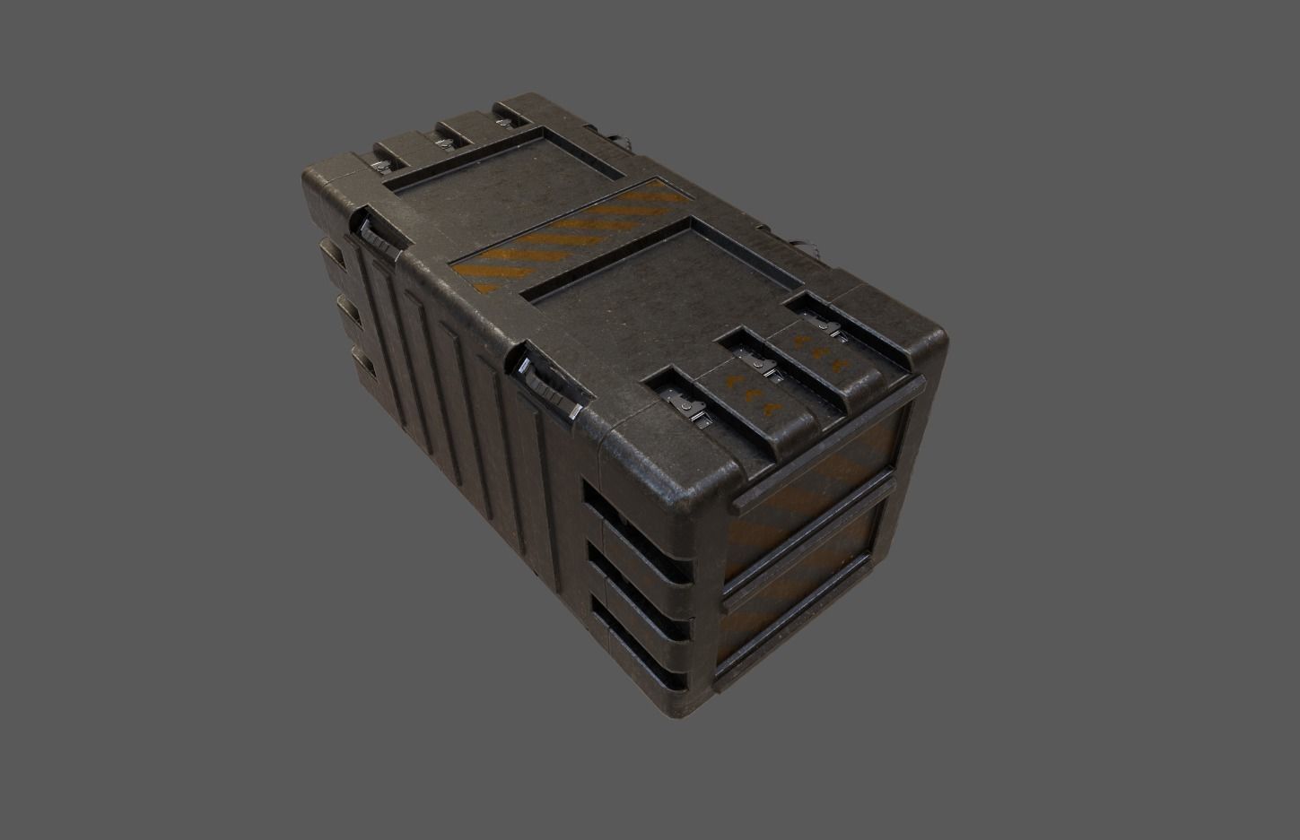 Sci-Fi Crete Low-poly 3D model_3