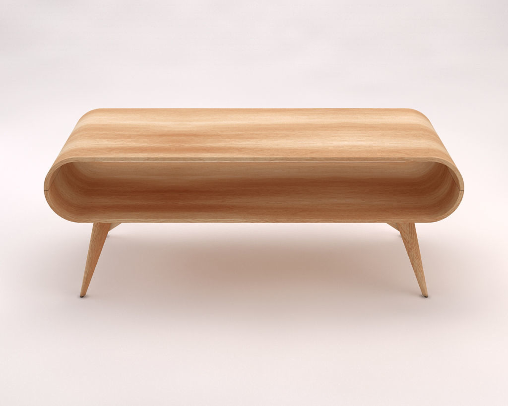 LOUNGE TABLE---Rectangular with a niche 3D model_11