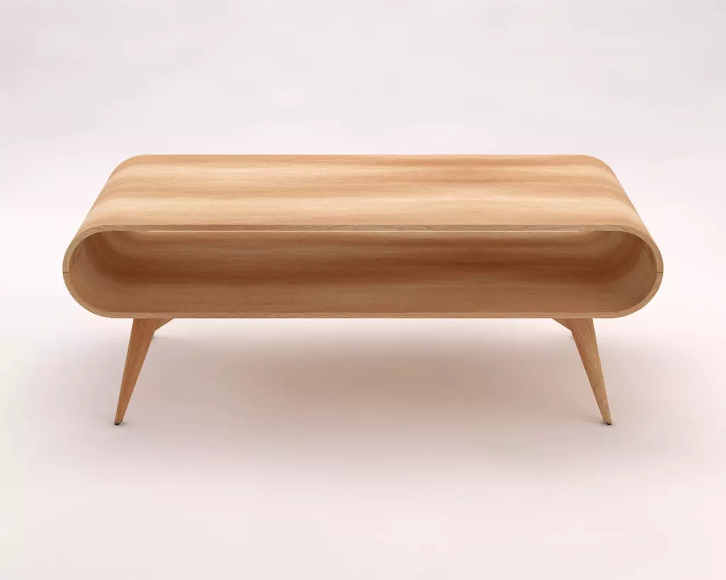 LOUNGE TABLE---Rectangular with a niche 3D model_0