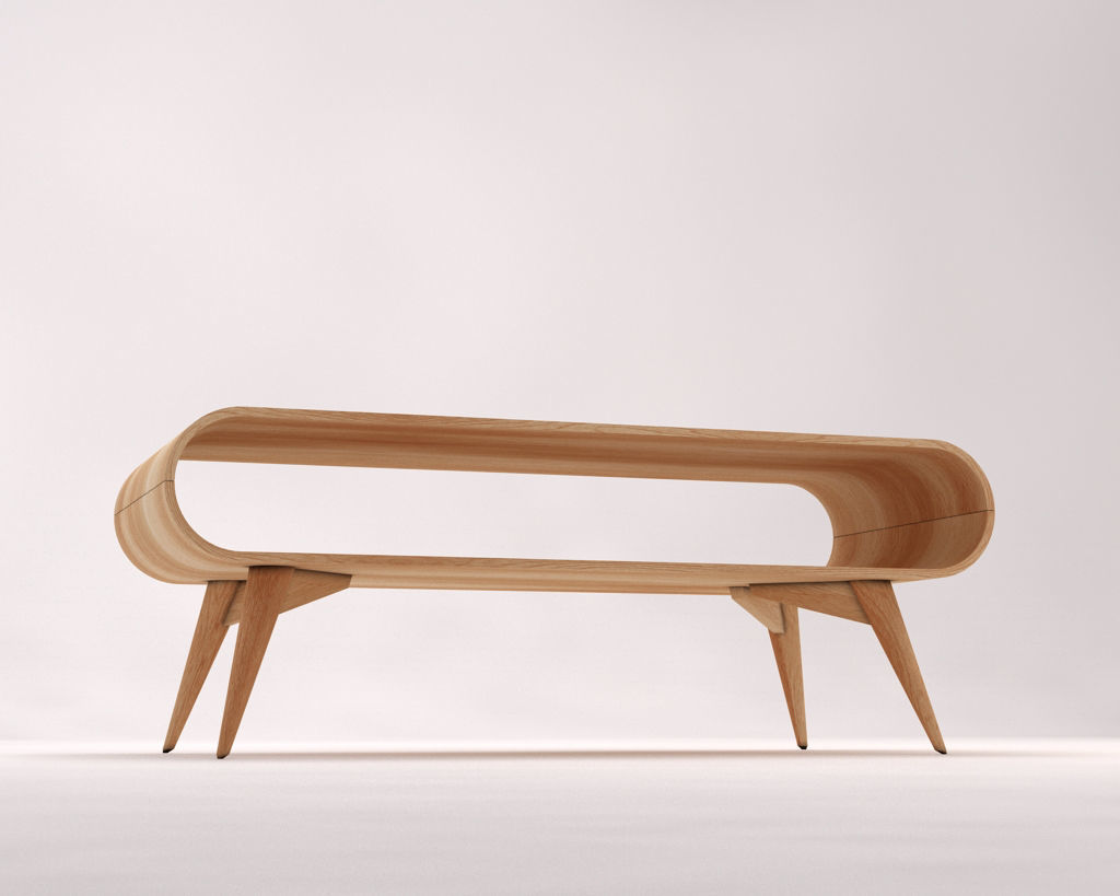 LOUNGE TABLE---Rectangular with a niche 3D model_17