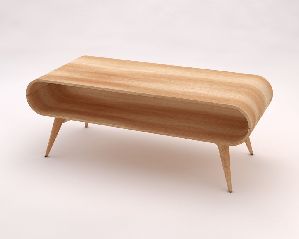 LOUNGE TABLE---Rectangular with a niche 3D model_10