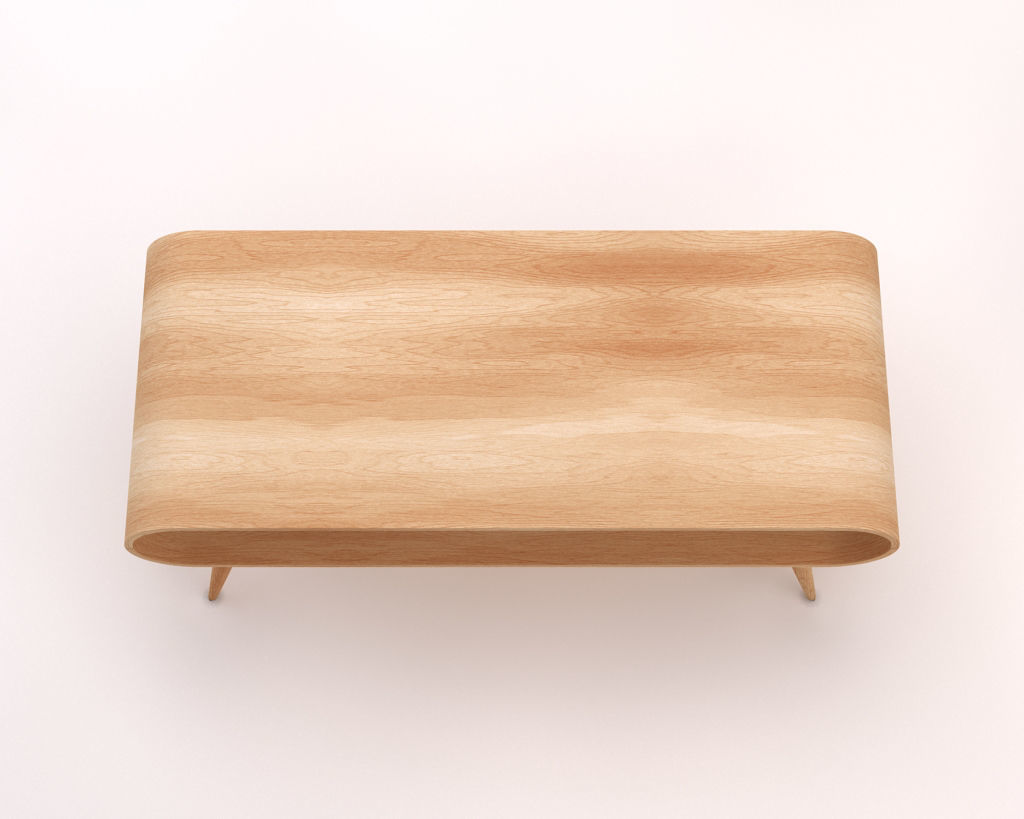 LOUNGE TABLE---Rectangular with a niche 3D model_20