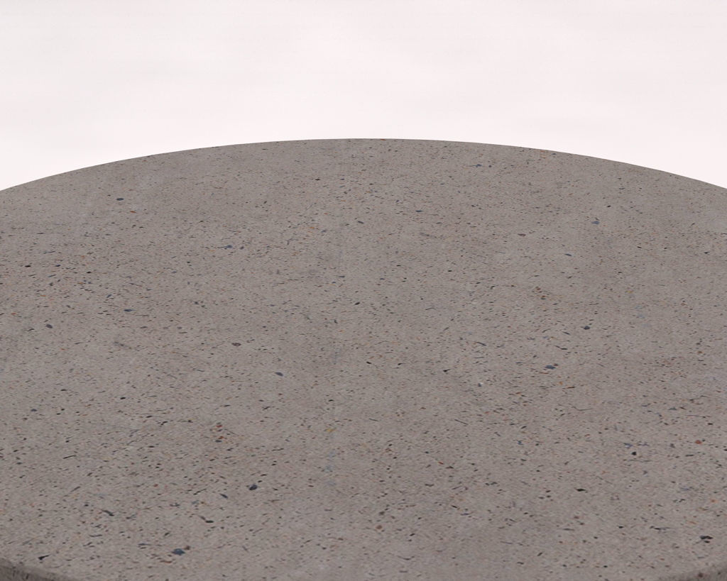 LOUNGE TABLE---Support in concrete and crossed legs in wood 3D model_14