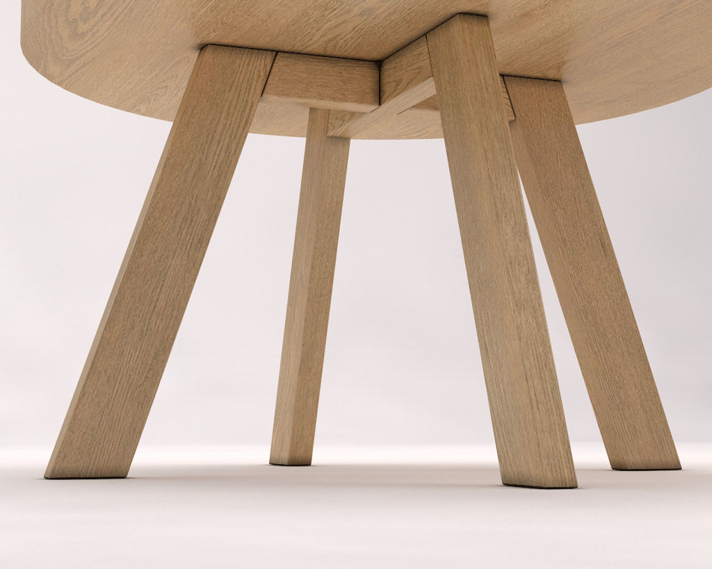 LOUNGE TABLE---Tripod and ceramic tray 3D model_18