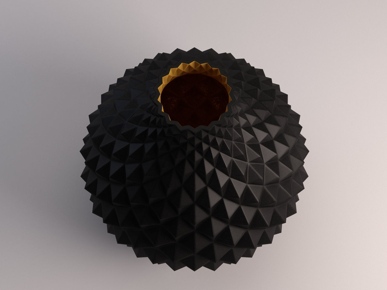 CERAMIC VASE---Diamond relief 3D model_19