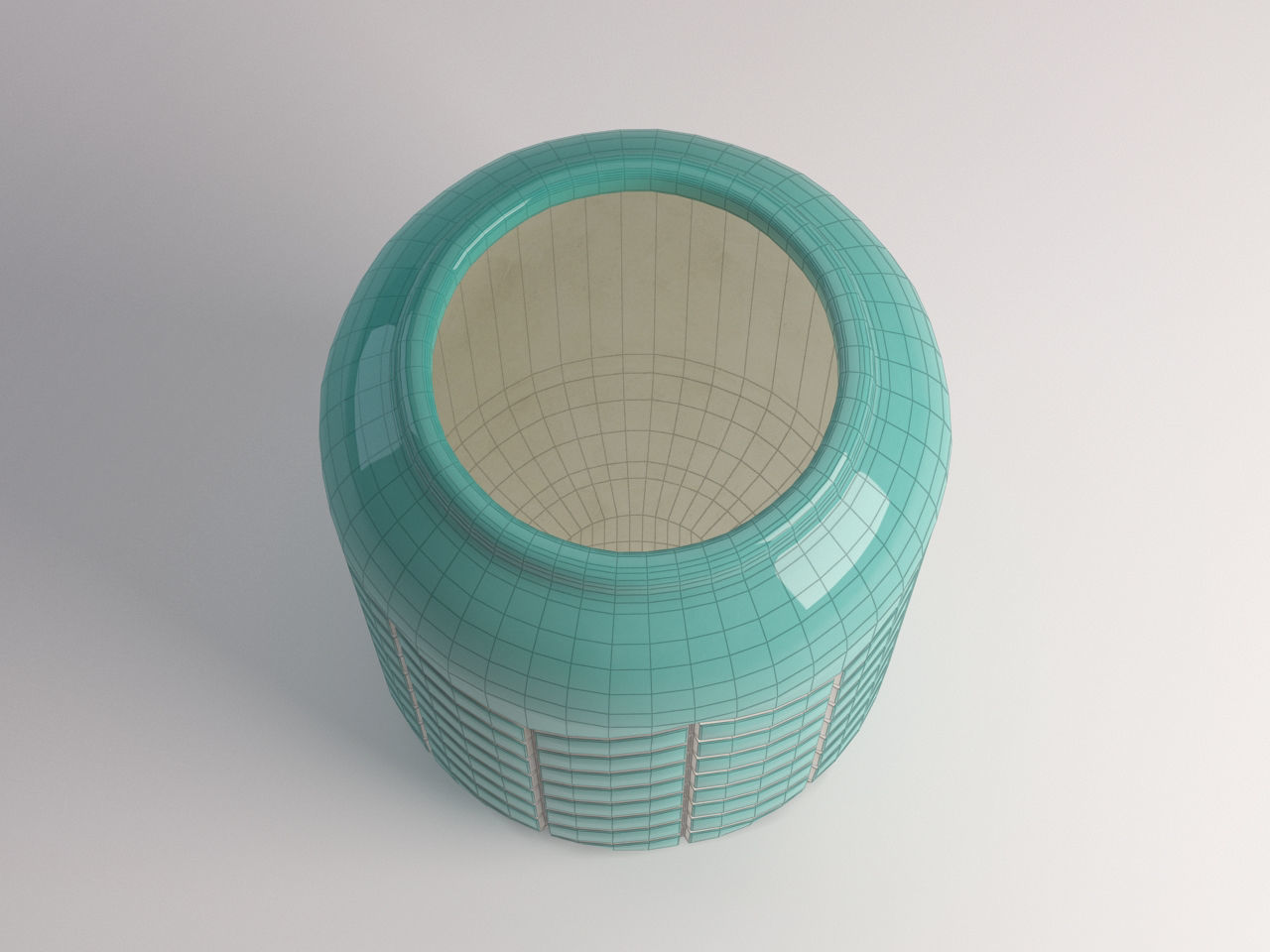 CERAMIC VASE---Toothed pattern 3D model_21