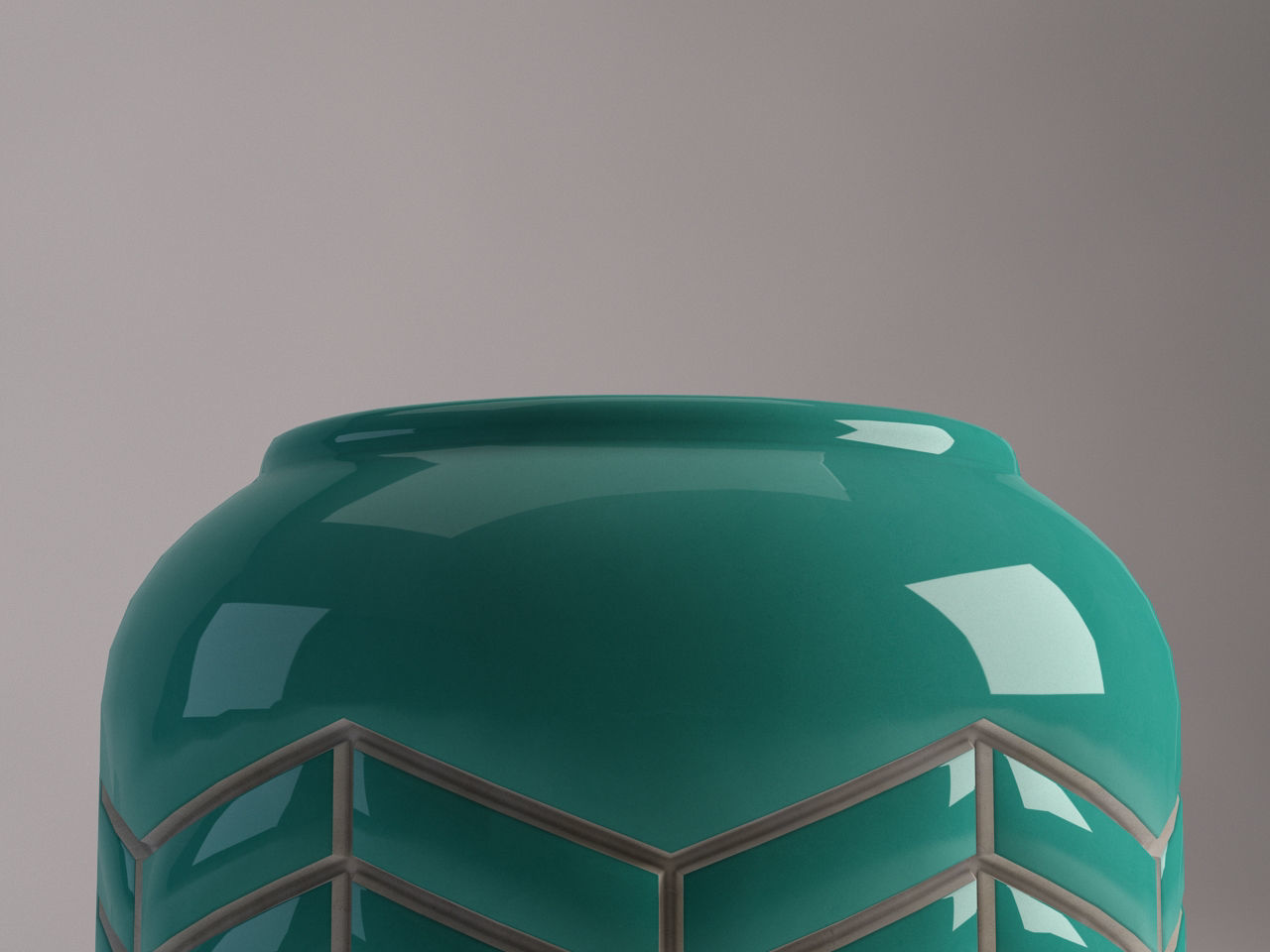 CERAMIC VASE---Toothed pattern 3D model_19