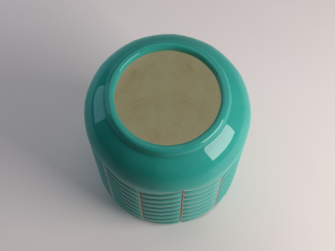 CERAMIC VASE---Toothed pattern 3D model_20