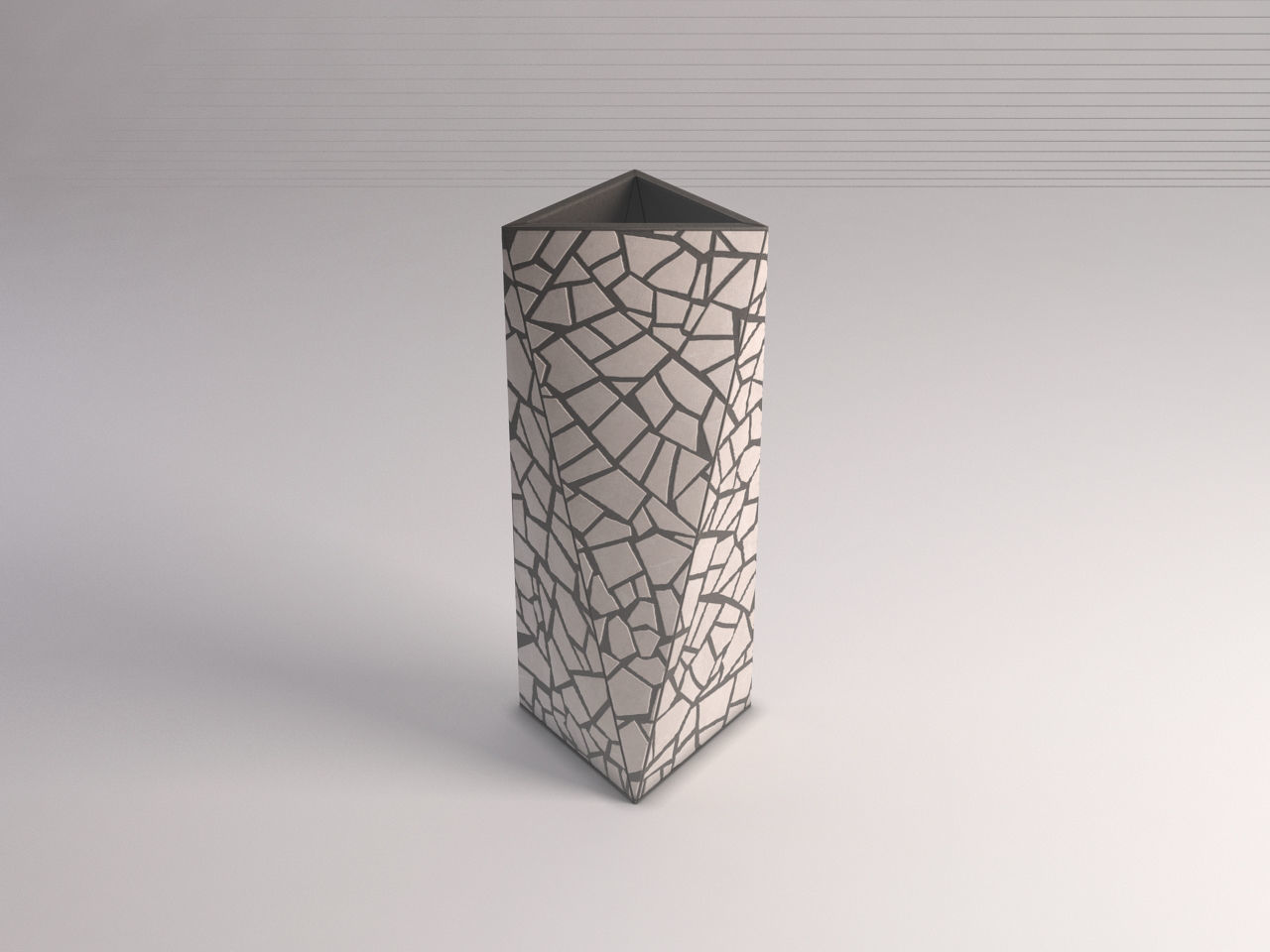 CERAMIC VASE---Inlaid 3D model_1