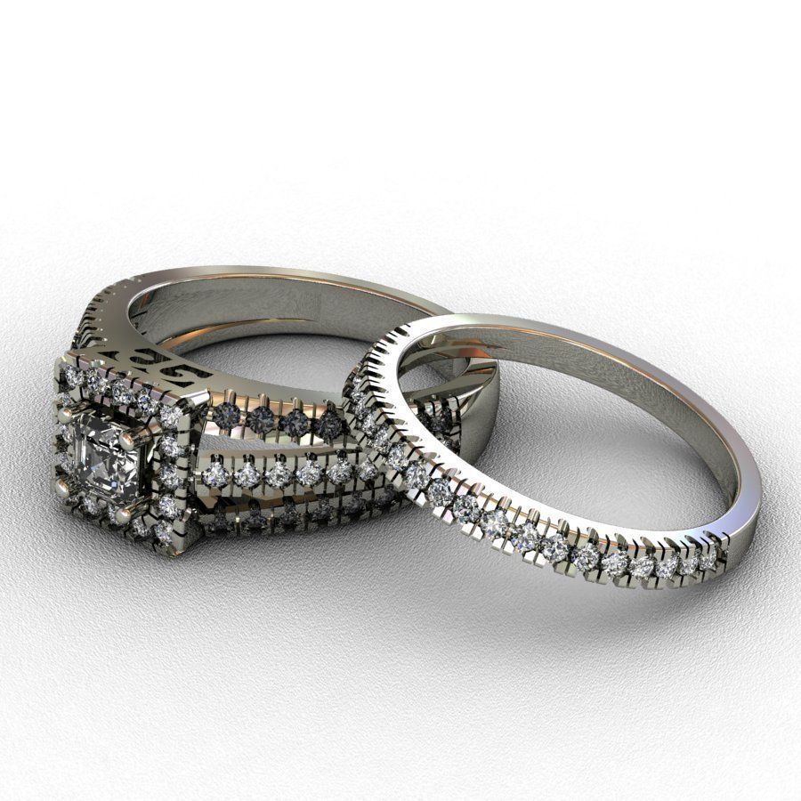 Diamond  Ring 3D print model 3D print model_4