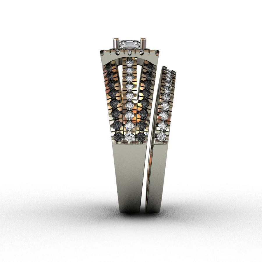 Diamond  Ring 3D print model 3D print model_8