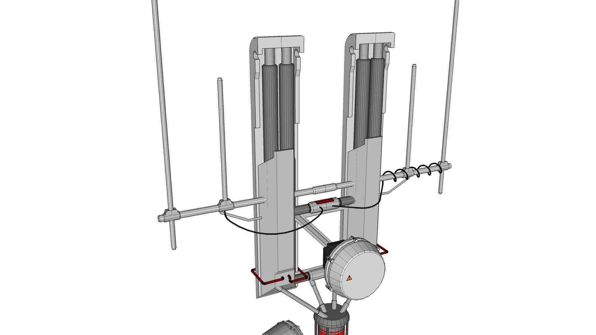 Sci fi antenna 16 3D model_33