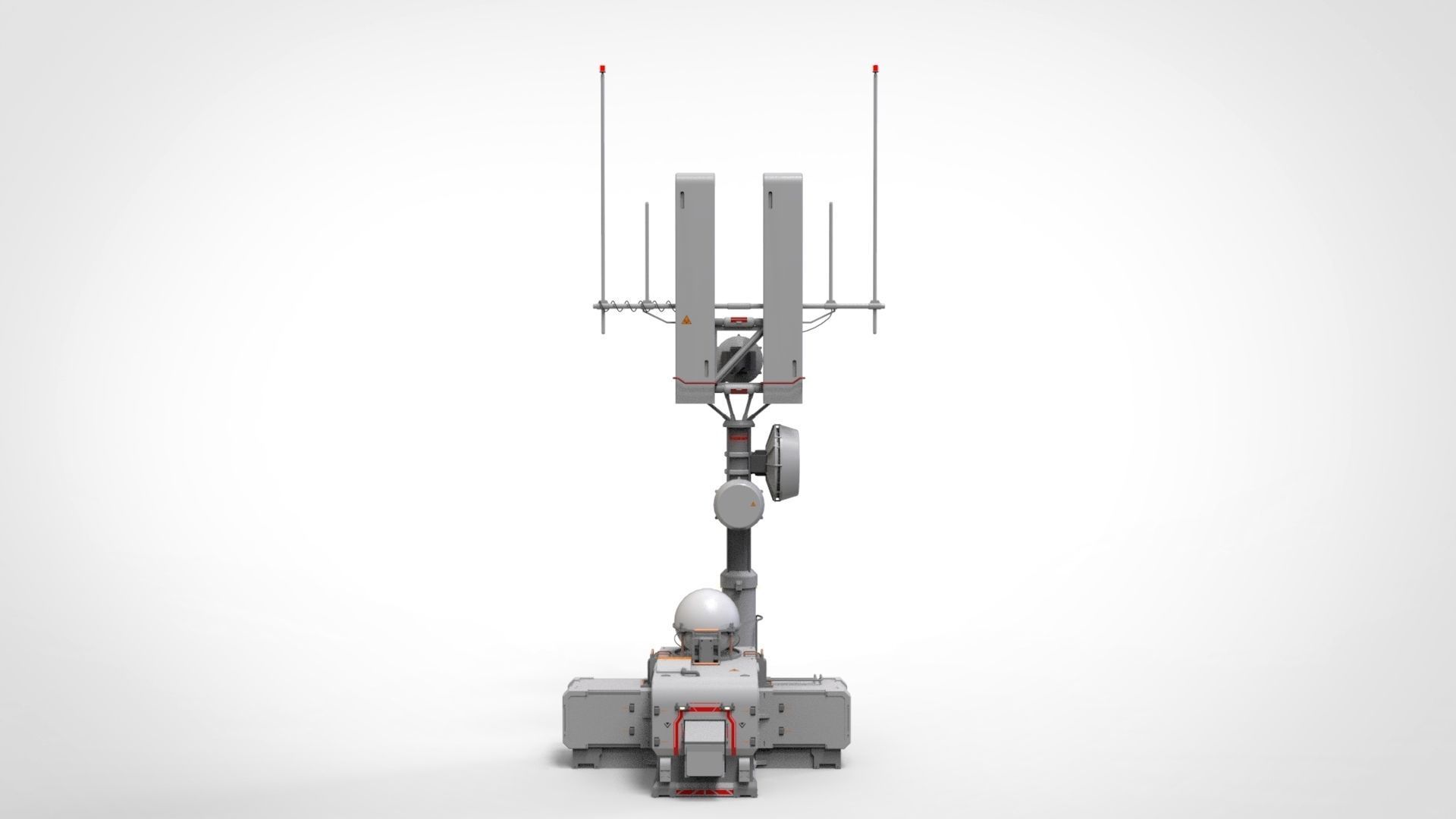 Sci fi antenna 16 3D model_8