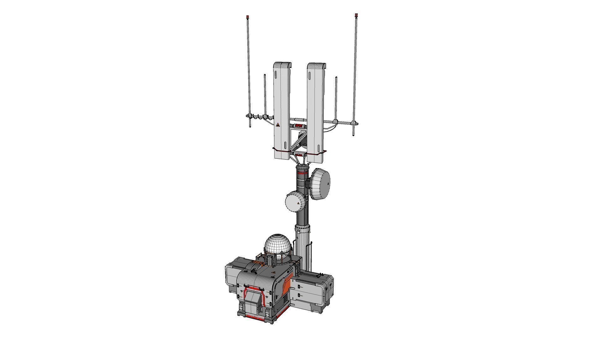 Sci fi antenna 16 3D model_20