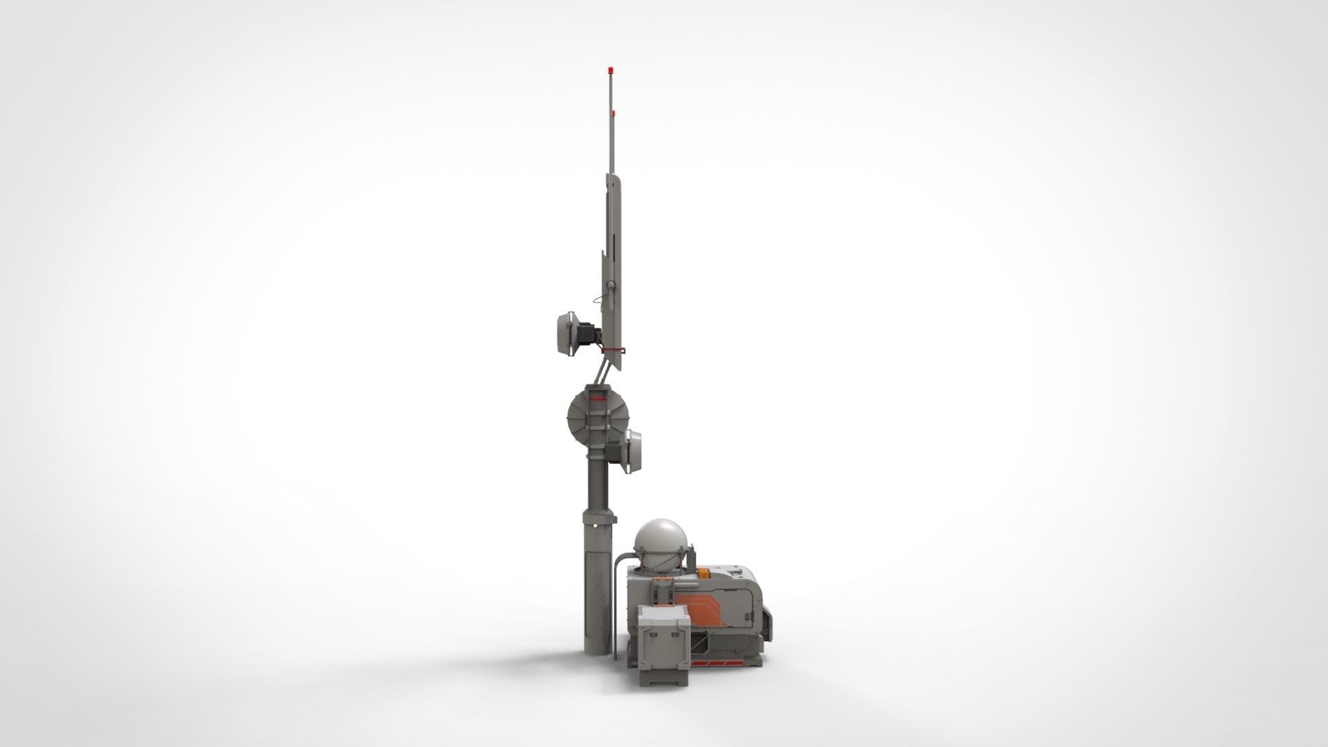 Sci fi antenna 16 3D model_6