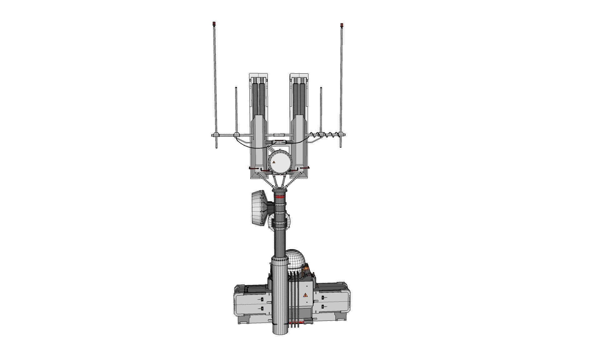 Sci fi antenna 16 3D model_23