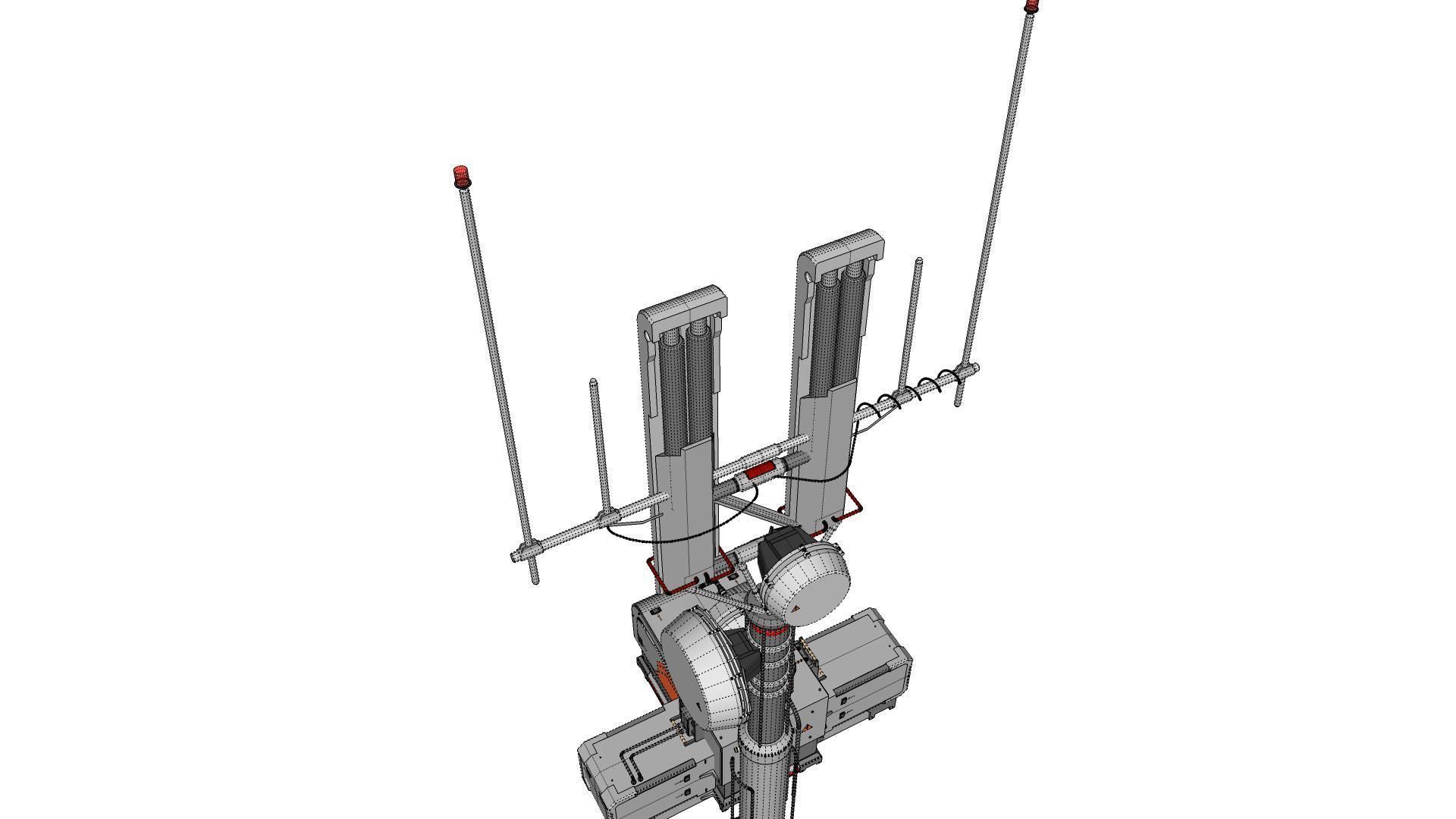Sci fi antenna 16 3D model_34