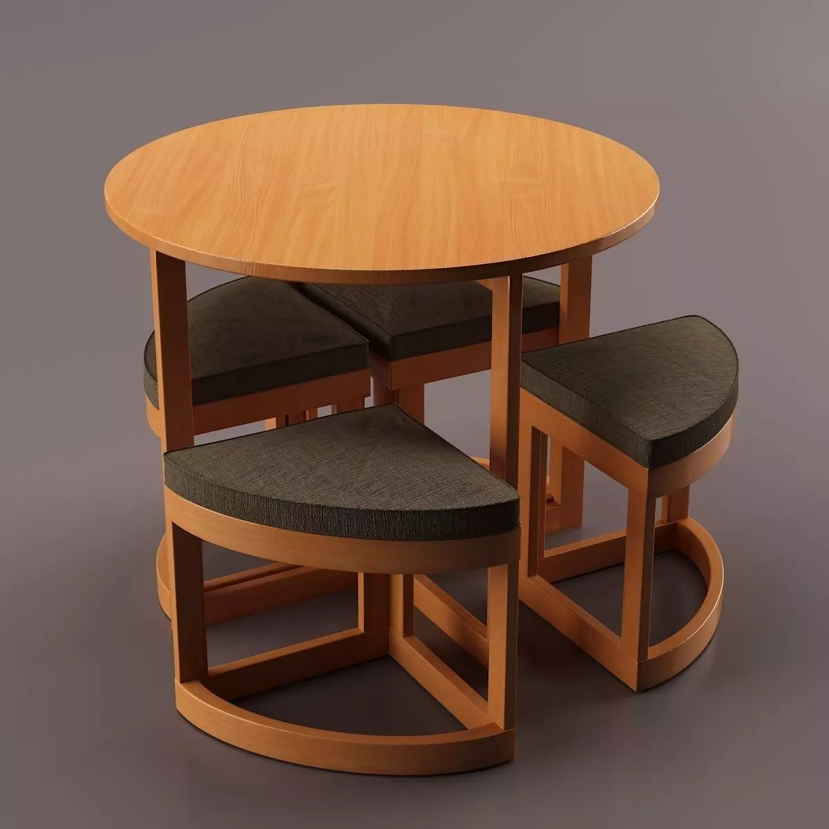 Compact Dining Table 3D model_0