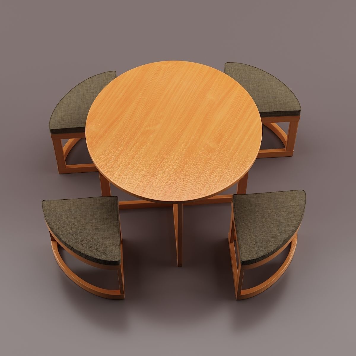 Compact Dining Table 3D model_2