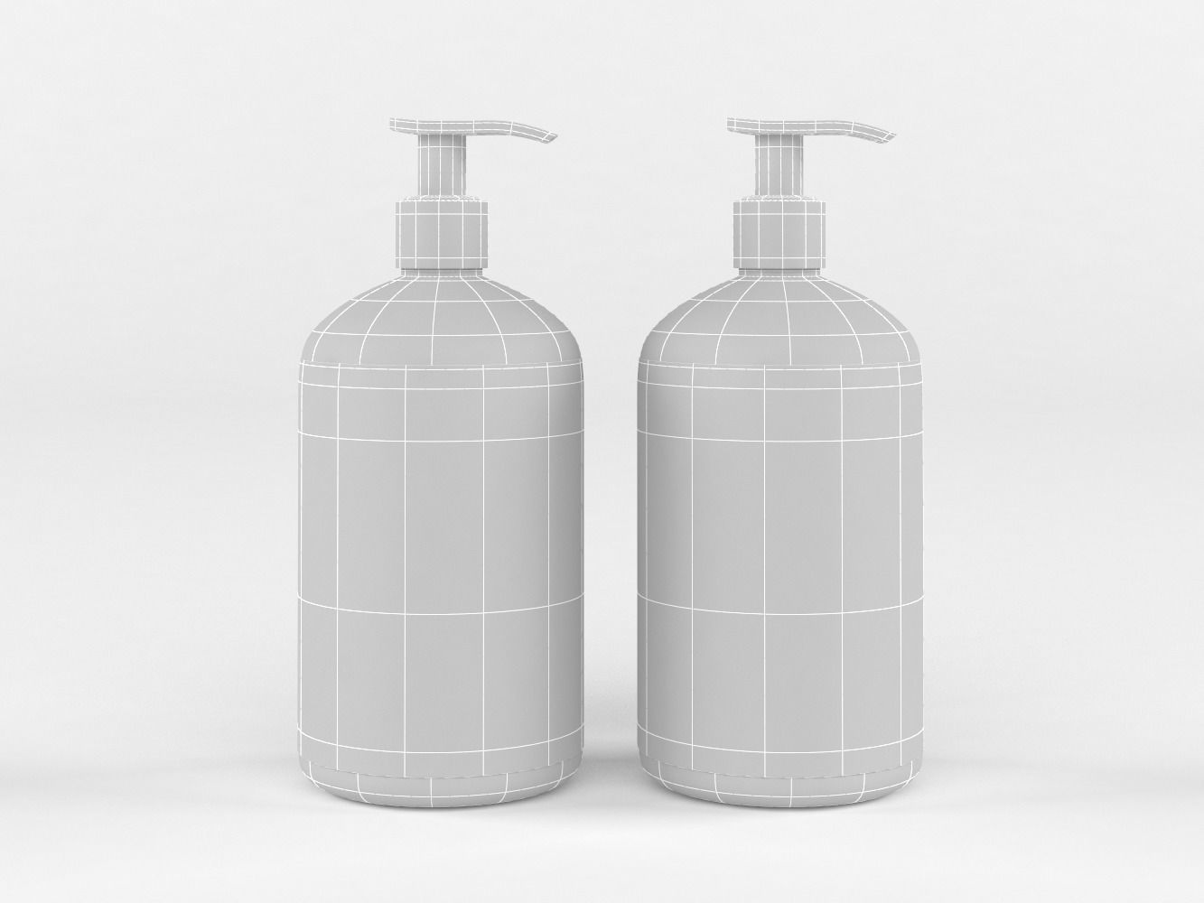 Hemp Hydrate Shampoo and Conditioner 3D model_9