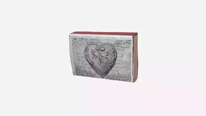 Matches heart image 3d model