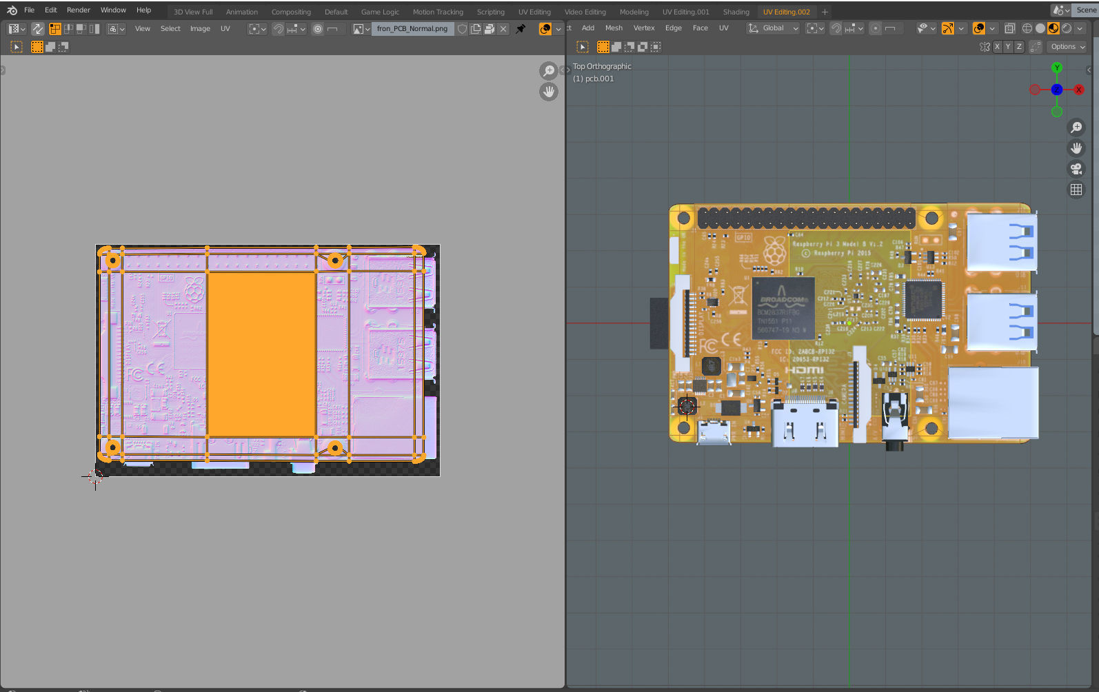 raspberry pi 3D model_6