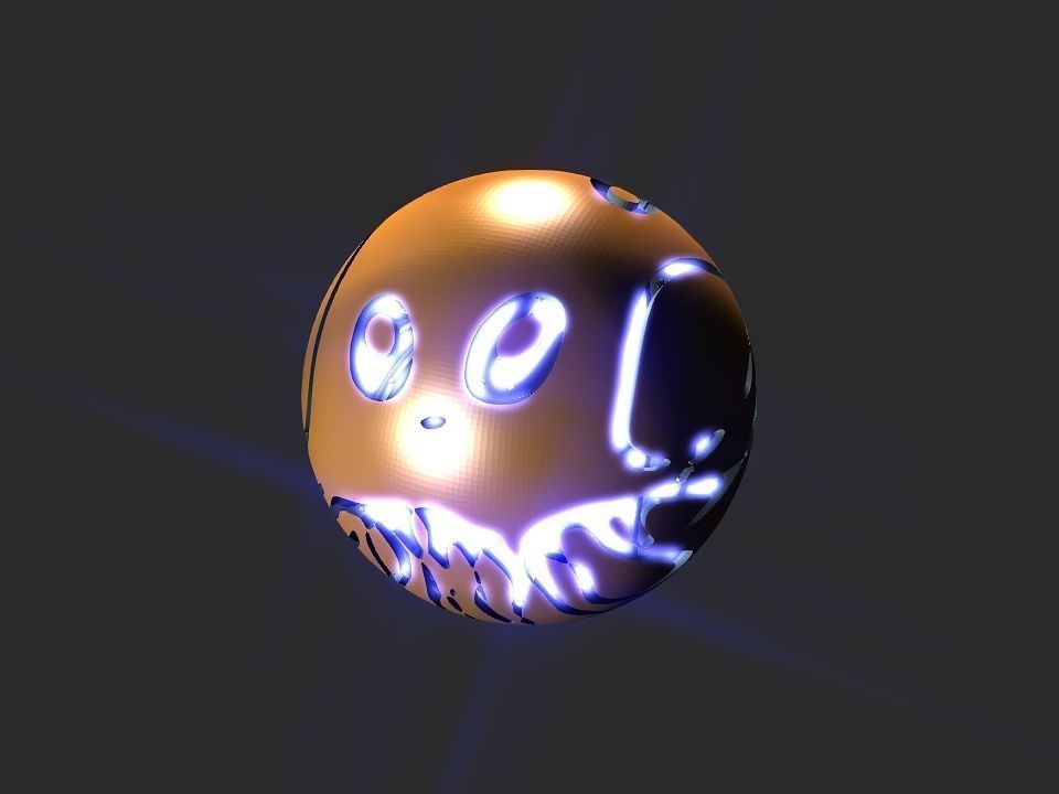 Jelly fish ball toy 3D print model_37