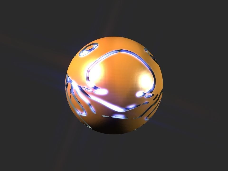 Jelly fish ball toy 3D print model_45