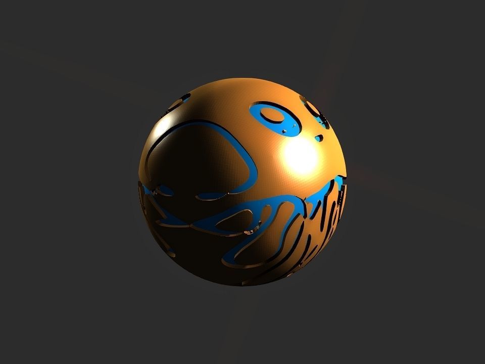 Jelly fish ball toy 3D print model_52