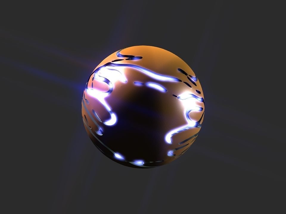 Jelly fish ball toy 3D print model_25