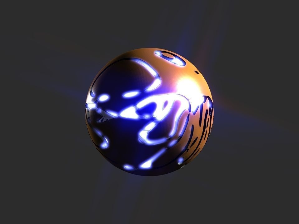 Jelly fish ball toy 3D print model_15