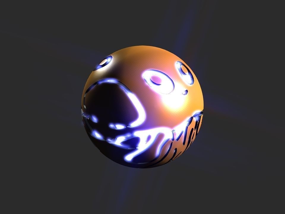 Jelly fish ball toy 3D print model_31