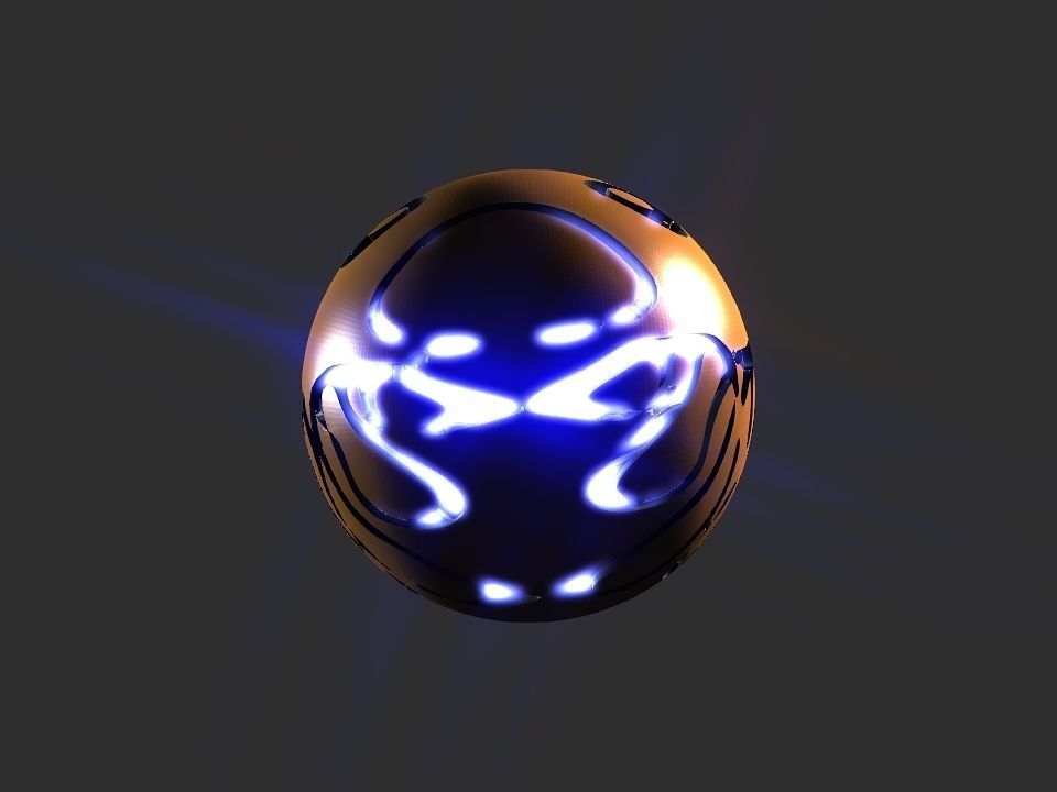 Jelly fish ball toy 3D print model_14