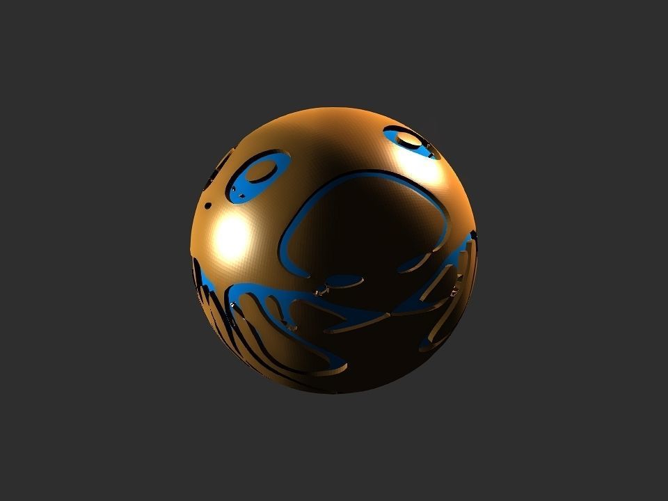 Jelly fish ball toy 3D print model_50