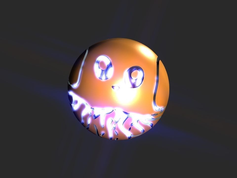 Jelly fish ball toy 3D print model_28
