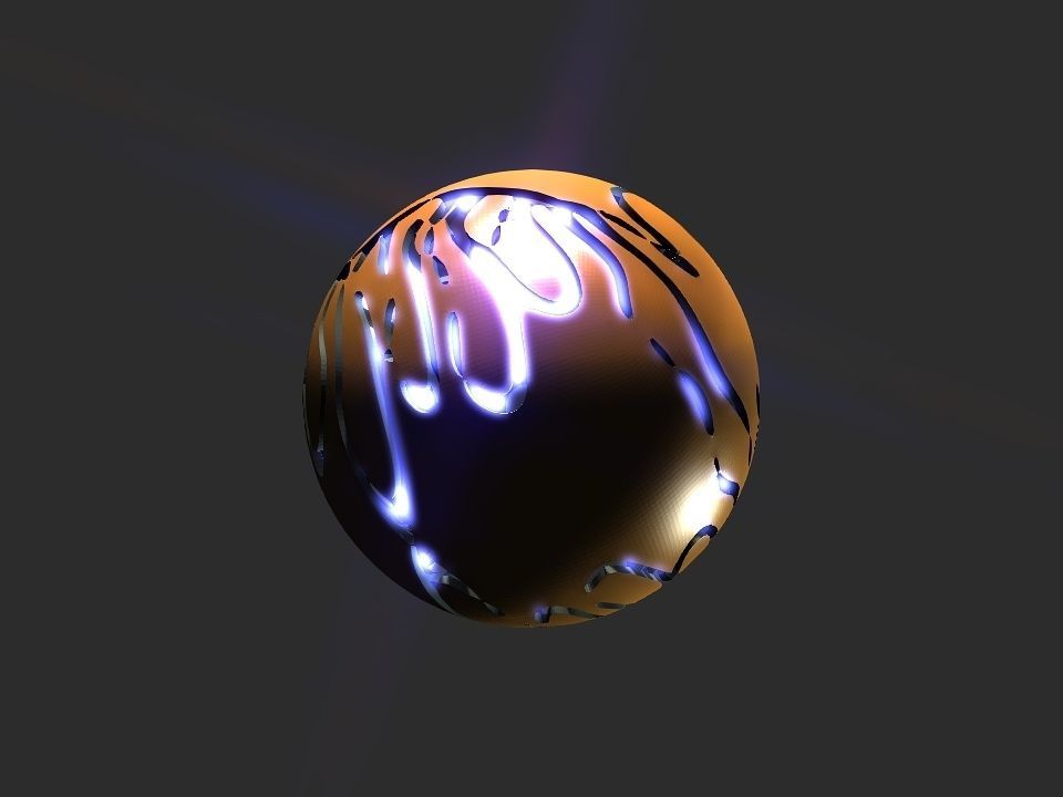 Jelly fish ball toy 3D print model_22